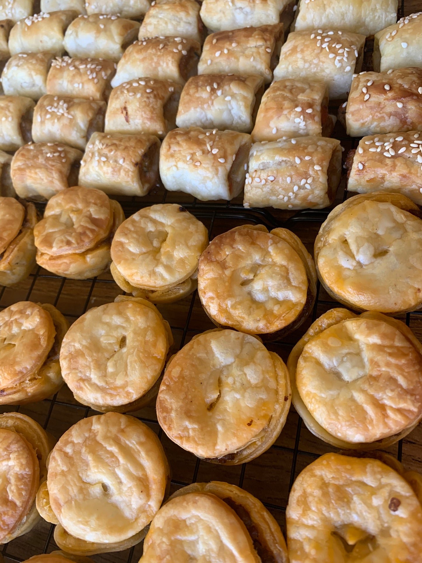 Gertie's homemade bitesized pastries (frozen)