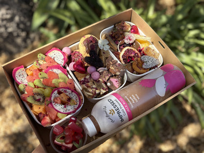 Valentine's luxe picnic lovers graze