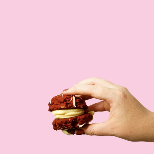 Red Velvet Cookie Sandwich